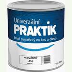 Barva Praktik syntetický univerzální email na kov a dřevo hněď čokoládová – 0,6 l