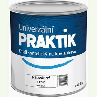 Barva Praktik syntetický univerzální email na kov a dřevo zeleň tmavá – 0,6 l
