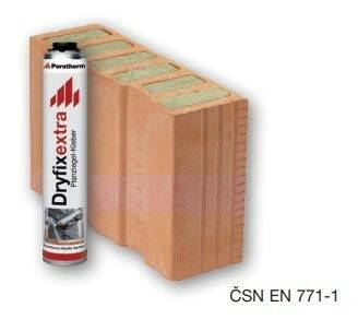 Cihla Porotherm 38 T Profi Dryfix 1/2 P8 – 123×380×249 mm