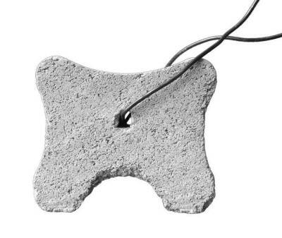 Distanční prvek betonový s drátem 20 × 25 × 30 mm