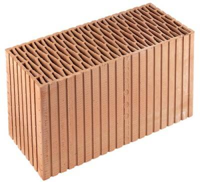 Cihla Heluz Plus 44 R P10 broušená – 187 × 440 × 249 mm