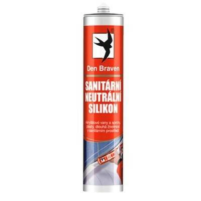 Silikon sanitární neutrální Den Braven RL Oxim transparentní – 280 ml